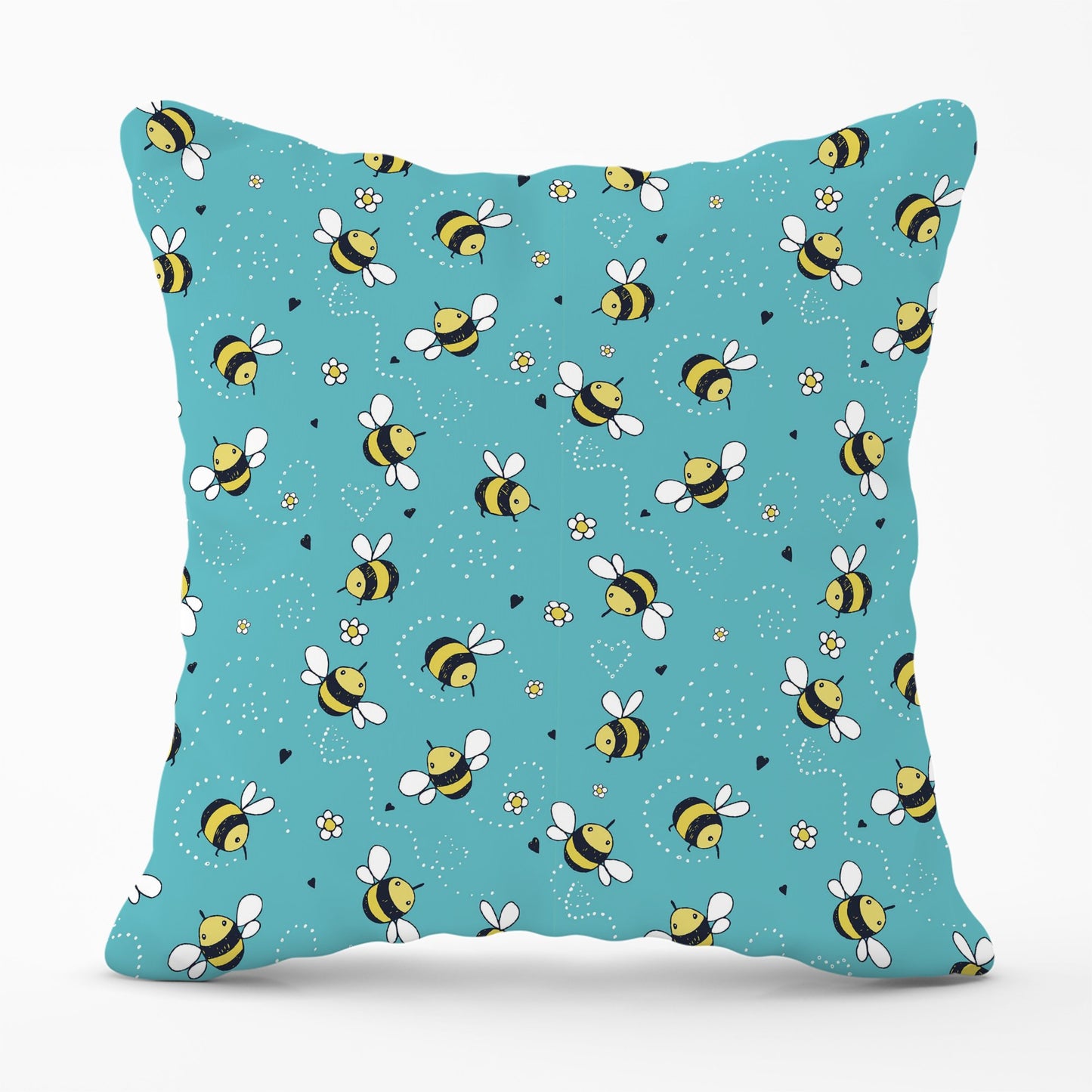 Hand Drawn Busy Bees Cushions