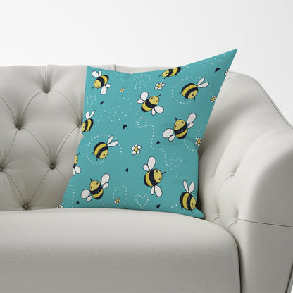 Hand Drawn Busy Bees Cushions