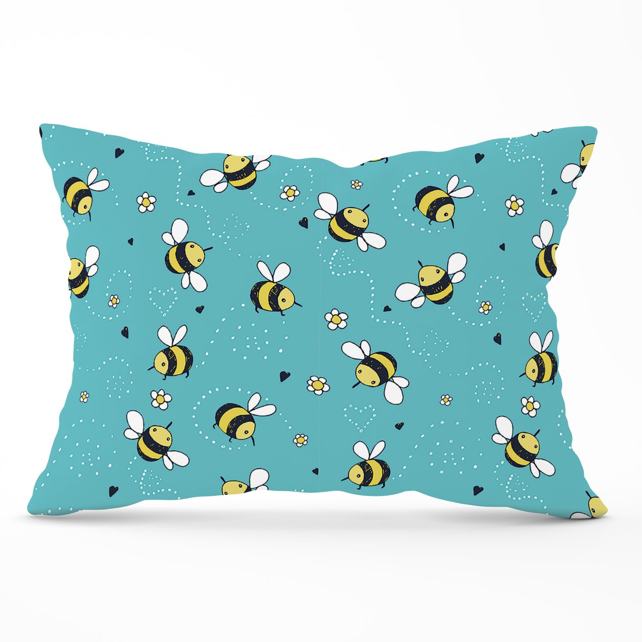 Hand Drawn Busy Bees Cushions