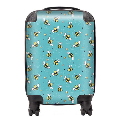 Hand Drawn Busy Bees Suitcase