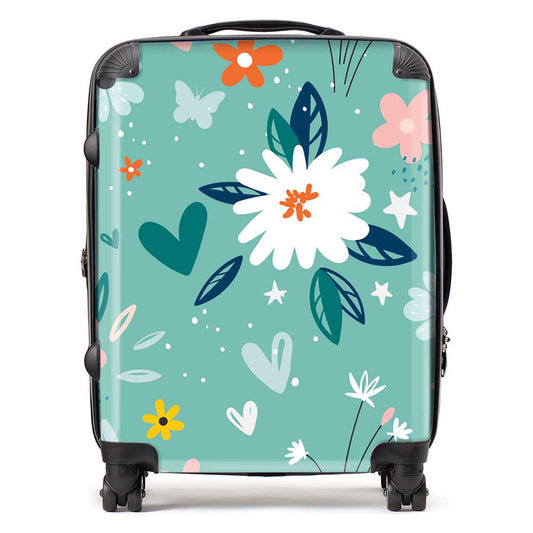 Garden Summer Flowers Suitcase