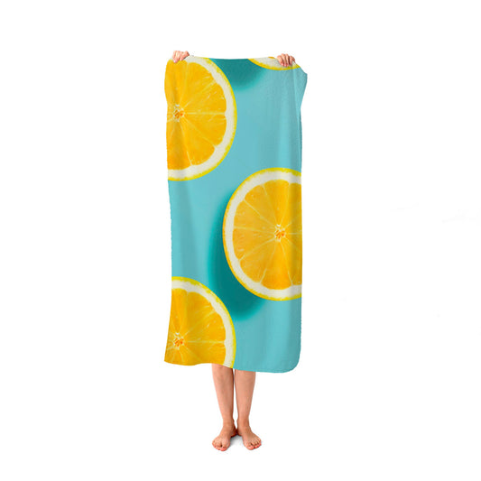 Fresh Lemons Beach Towel