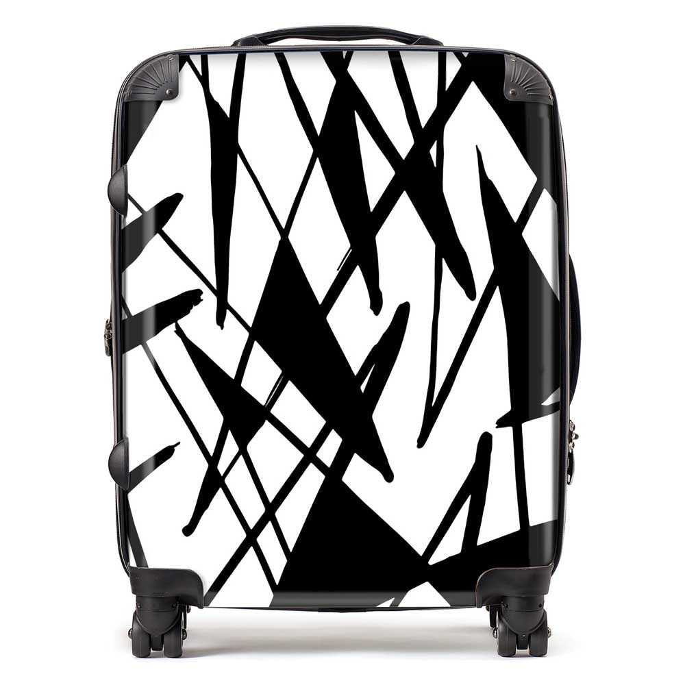 Brush Abstract Pattern Suitcase