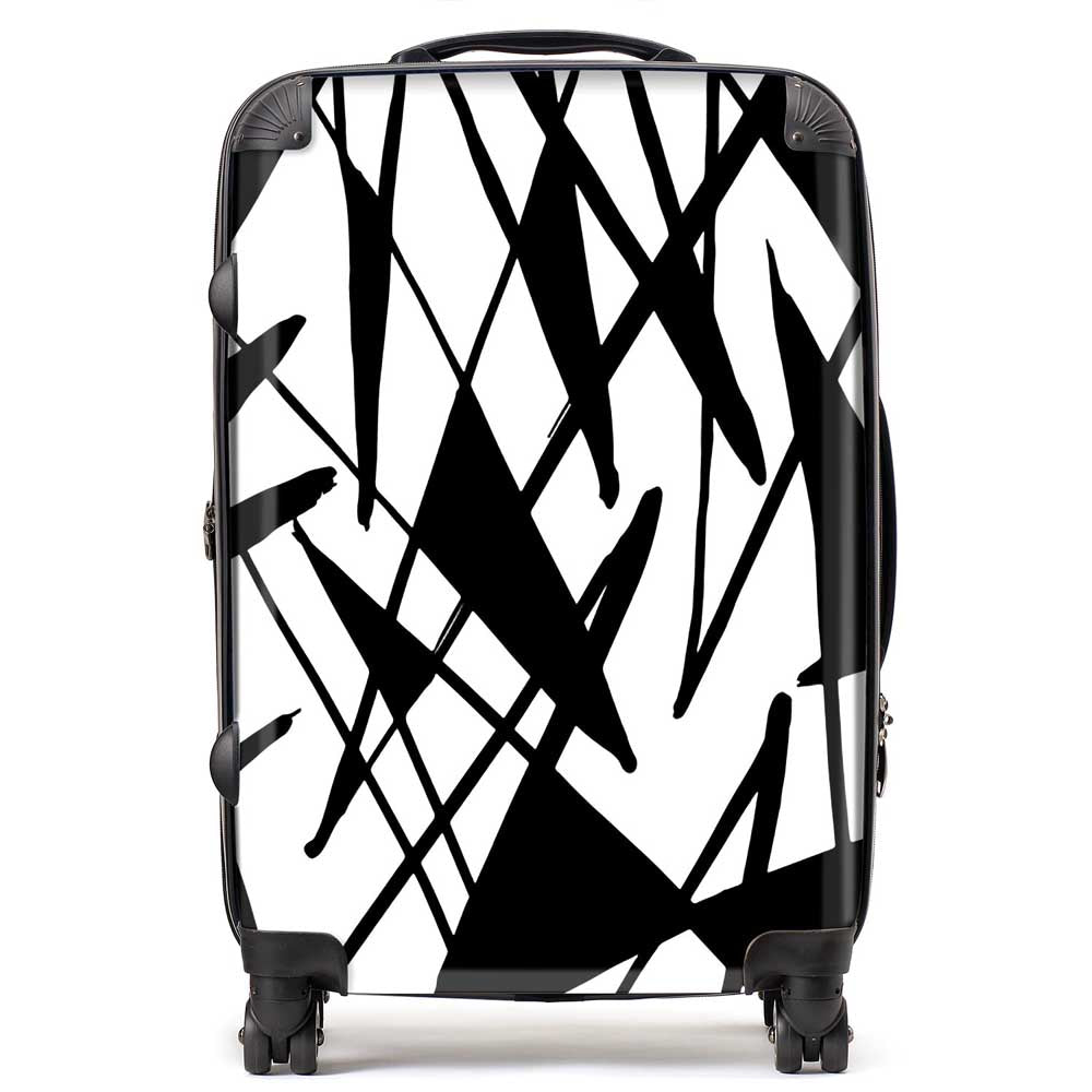 Brush Abstract Pattern Suitcase