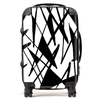 Brush Abstract Pattern Suitcase