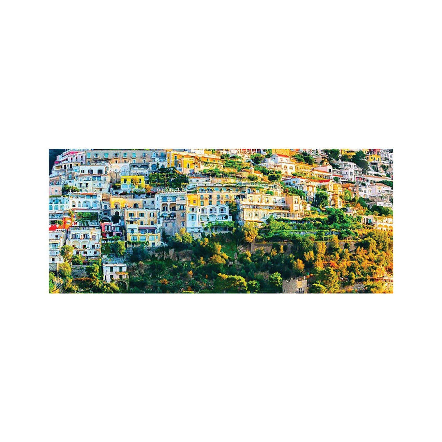 Positano, Amalfi Coast Glass Bathroom Splashback