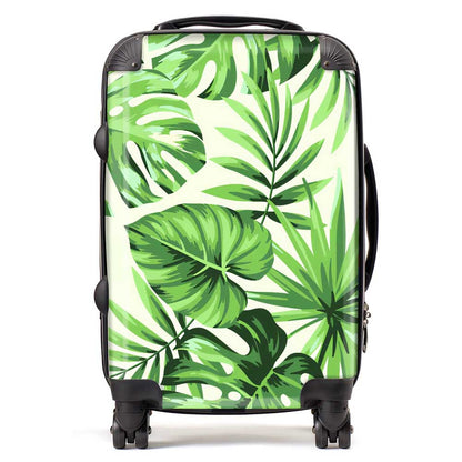 Exotic Palm Leaves Suitcase