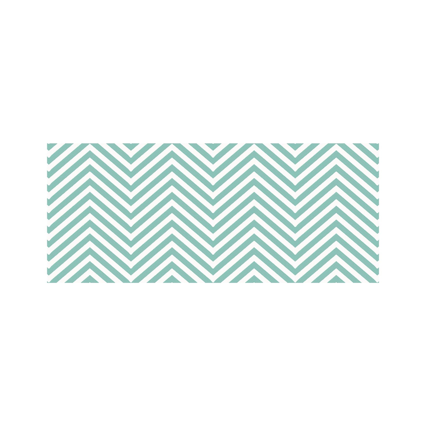 Geometric Chevron Pattern Glass Bathroom Splashback