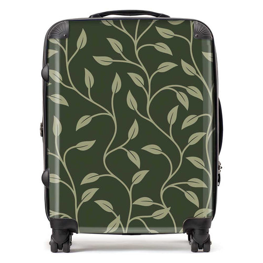 Green Shrub With Leaves Suitcase