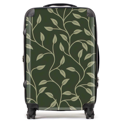 Green Shrub With Leaves Suitcase