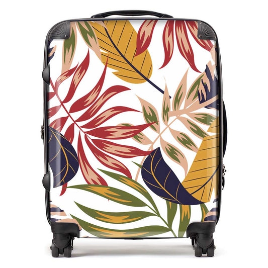 Hawaiian Style Jungle Leaves Suitcase