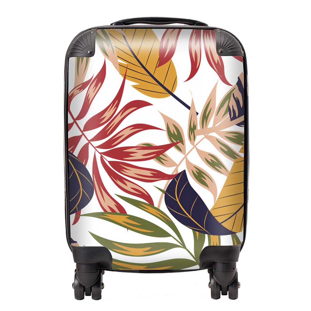 Hawaiian Style Jungle Leaves Suitcase