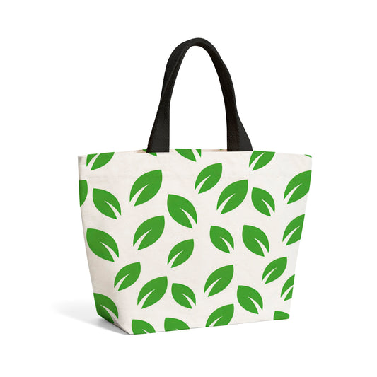 Leaves Pattern Beach Shopper Tote Bag