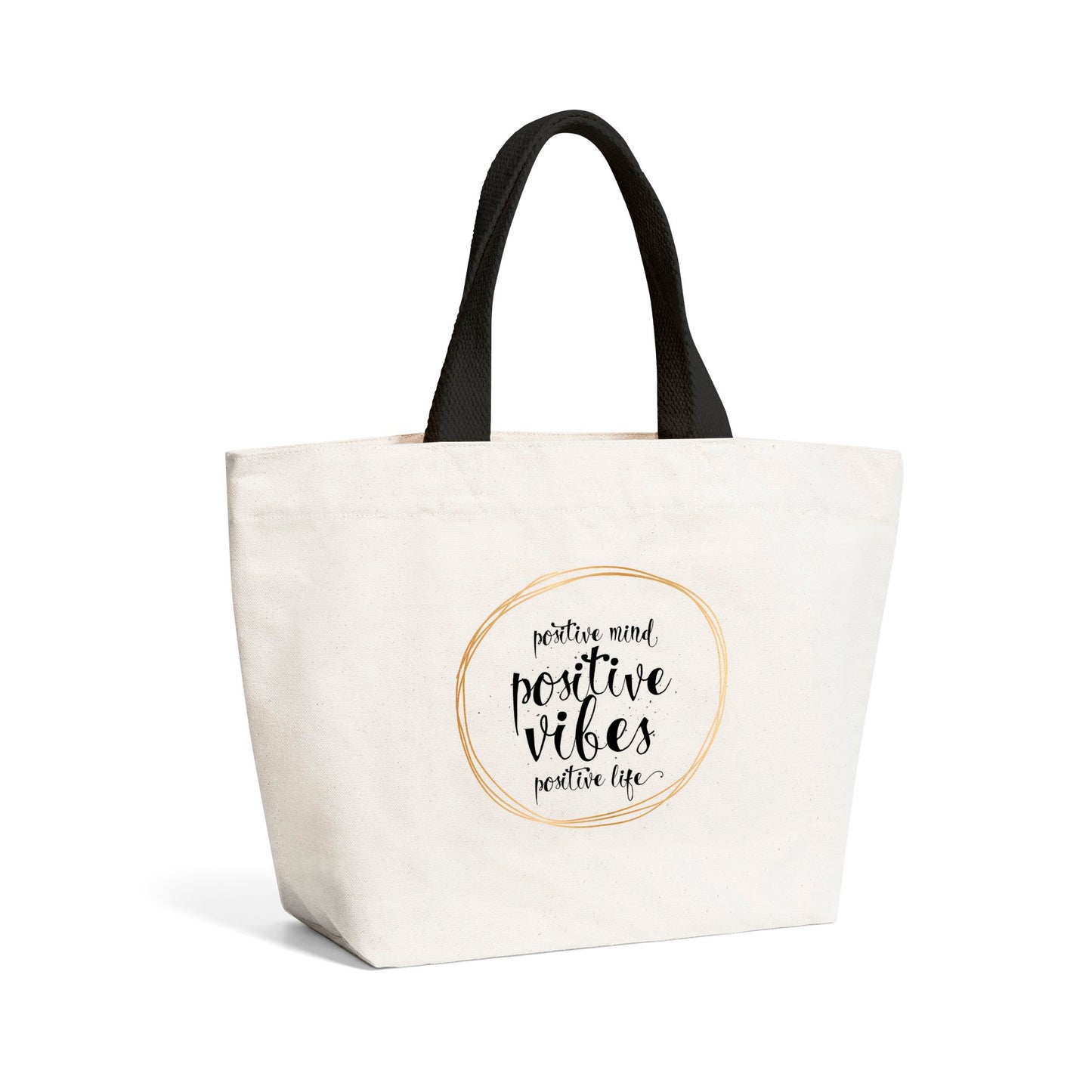 Positive Mind, Vibes, Life Beach Shopper Tote Bag