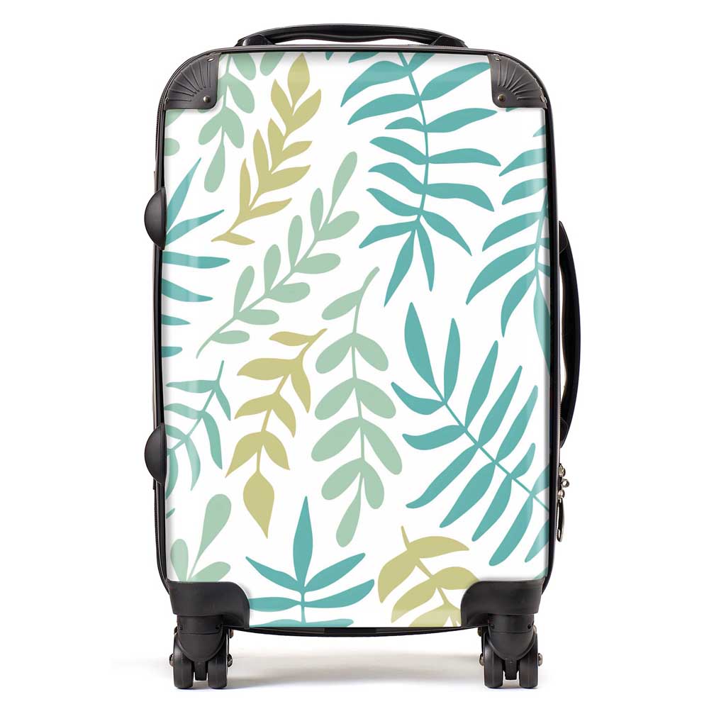 Multicolor Leafs And Branches Suitcase