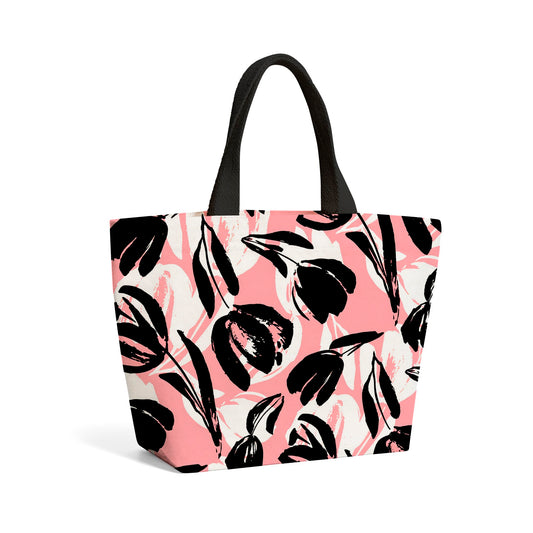 Nature Flat Spring Flower Beach Shopper Tote Bag