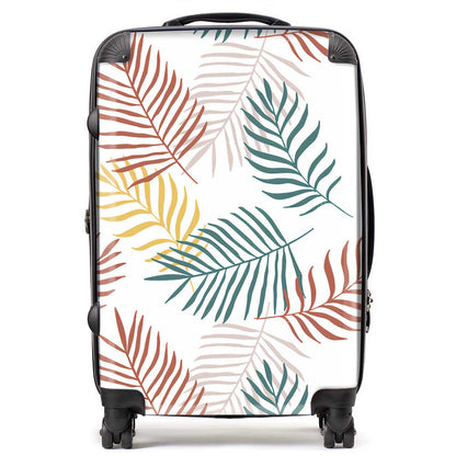 Palm Branches In Natural Colors Suitcase