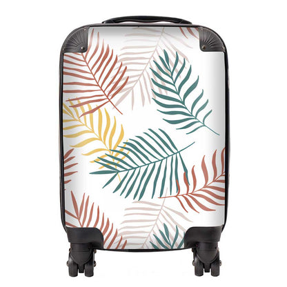 Palm Branches In Natural Colors Suitcase