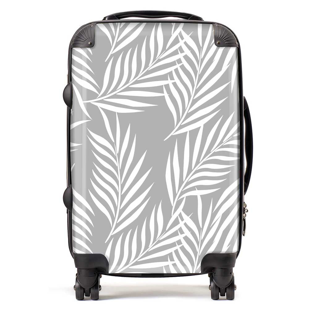 Palm Tree Leaves Suitcase