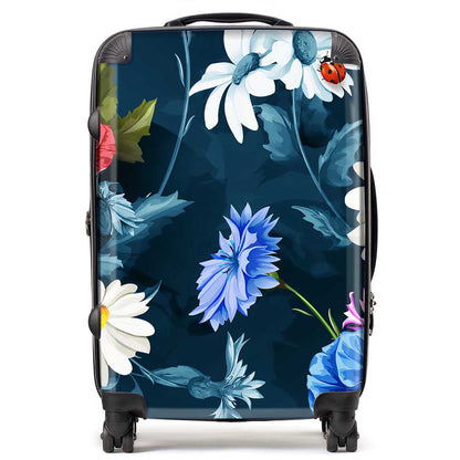 Poppy Flowers With Chamomile Suitcase