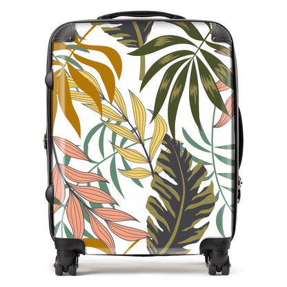 Tropical Leaves Suitcase