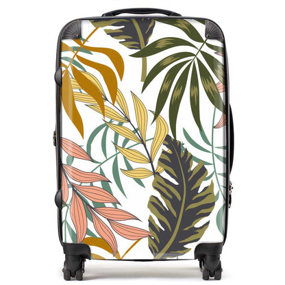 Tropical Leaves Suitcase