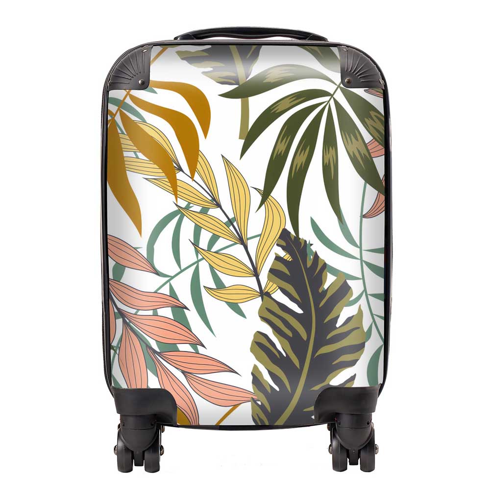 Tropical Leaves Suitcase