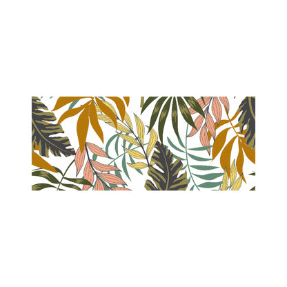 Tropical Leaves Glass Bathroom Splashback