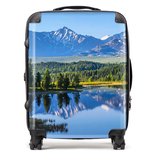 Summer Mountain Lake Suitcase