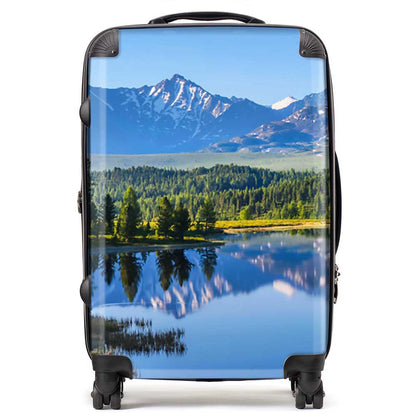 Summer Mountain Lake Suitcase