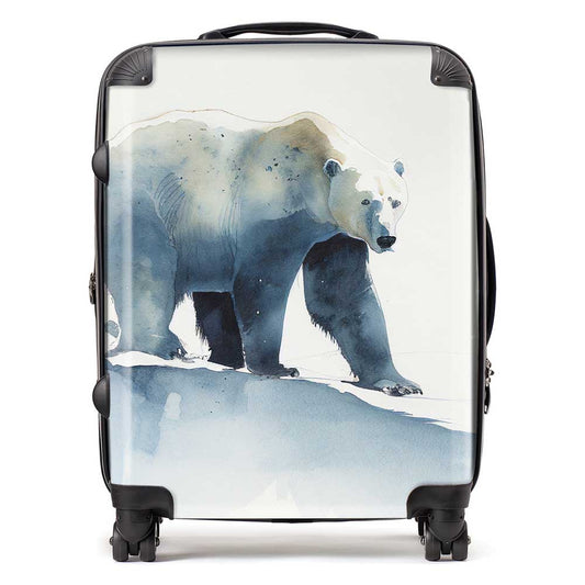 Polar Bear Watercolour Suitcase