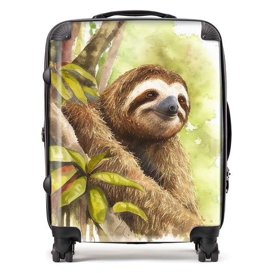 Sloth Watercolour Suitcase