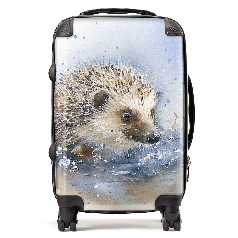 Hedgehog Watercolour Suitcase