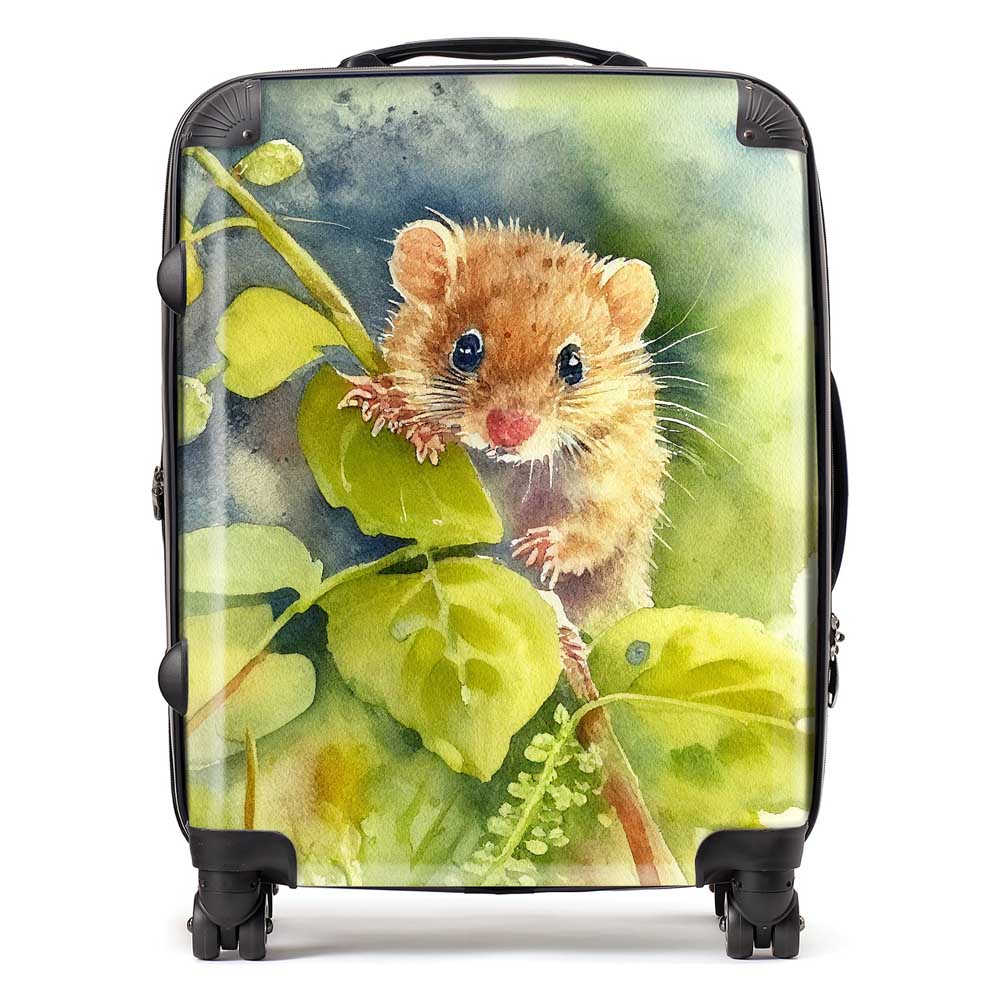 Dormouse Watercolour Suitcase