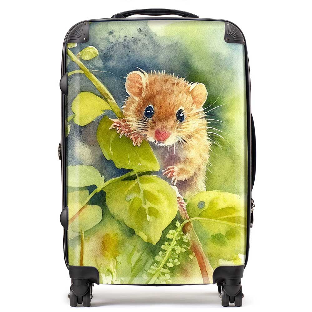 Dormouse Watercolour Suitcase