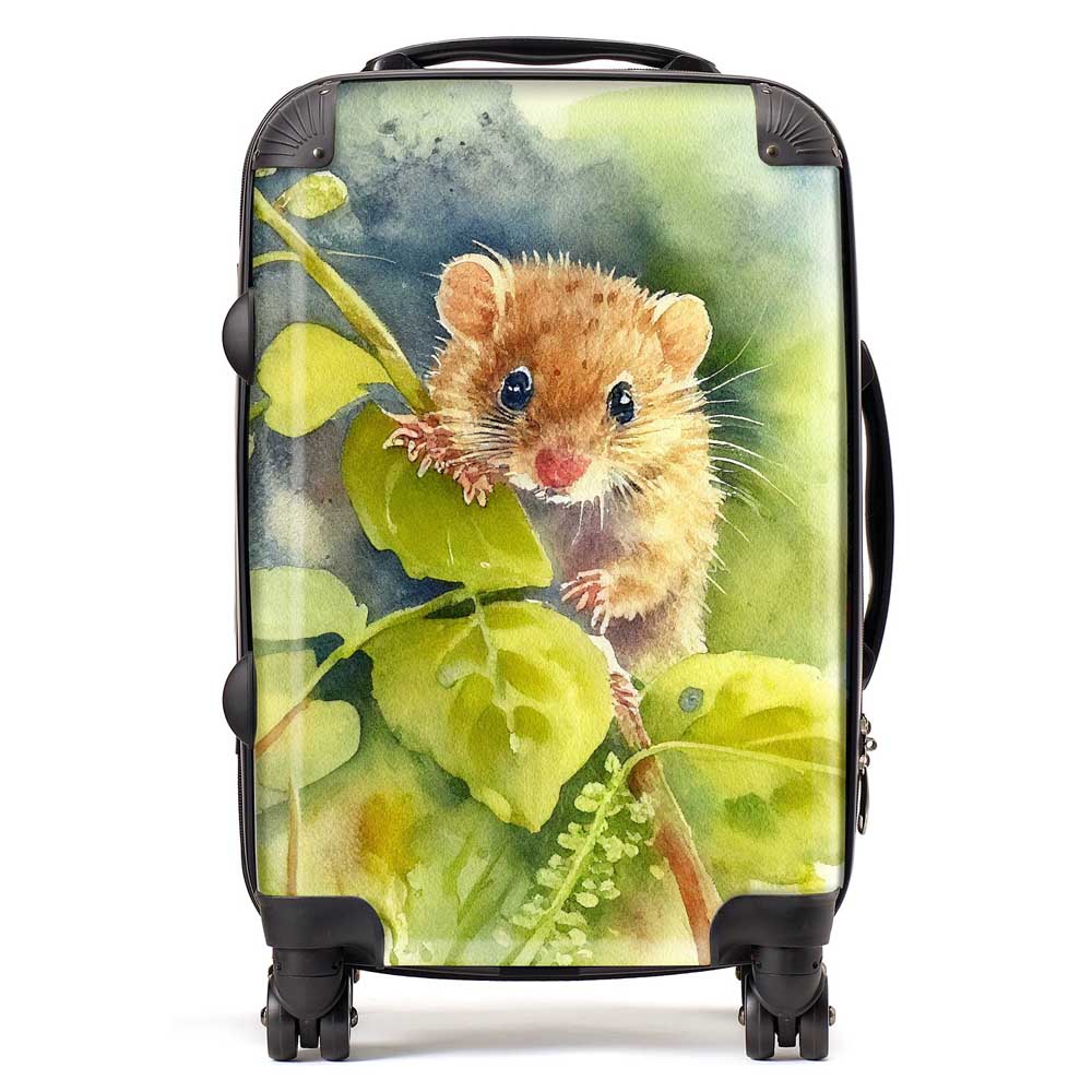 Dormouse Watercolour Suitcase