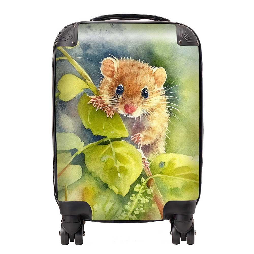 Dormouse Watercolour Suitcase