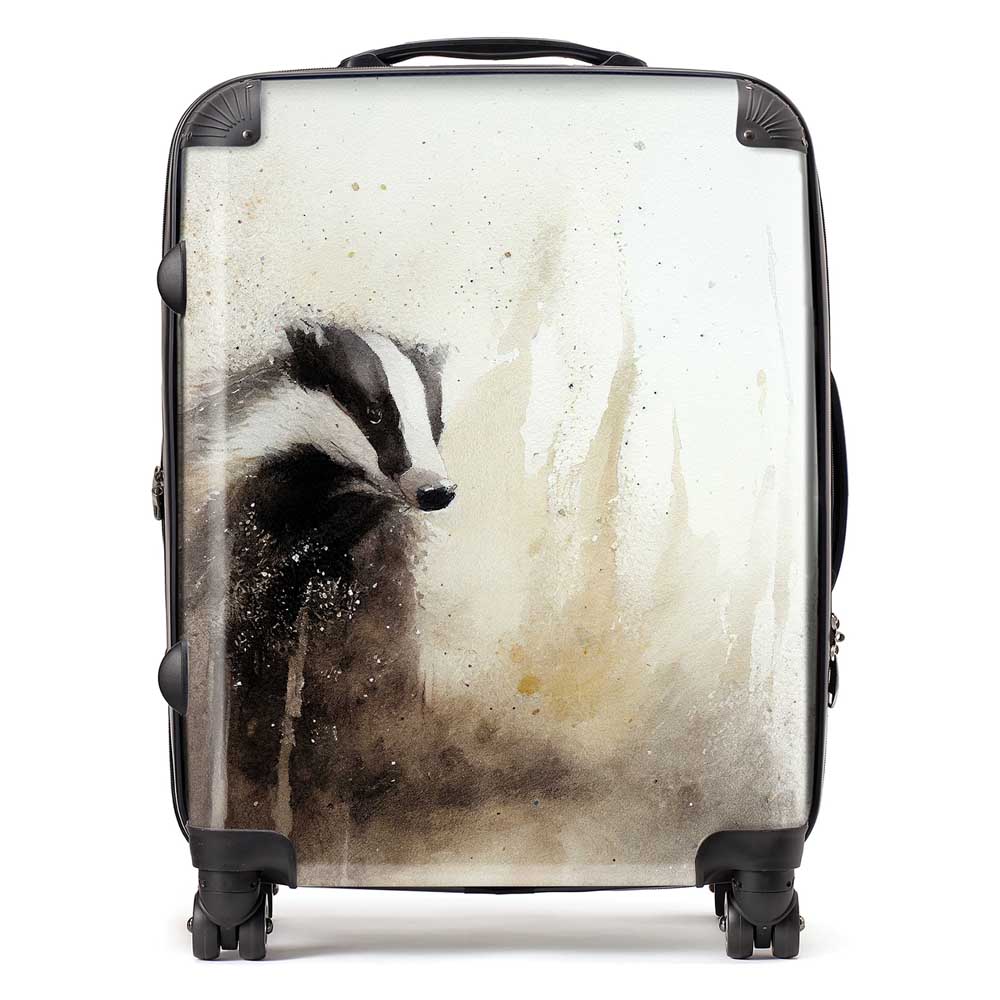 Badger Watercolour Suitcase