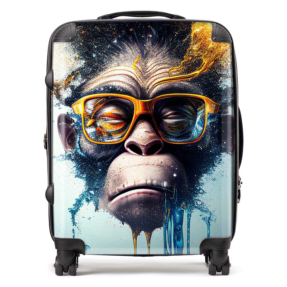 Monkey Splashart Suitcase