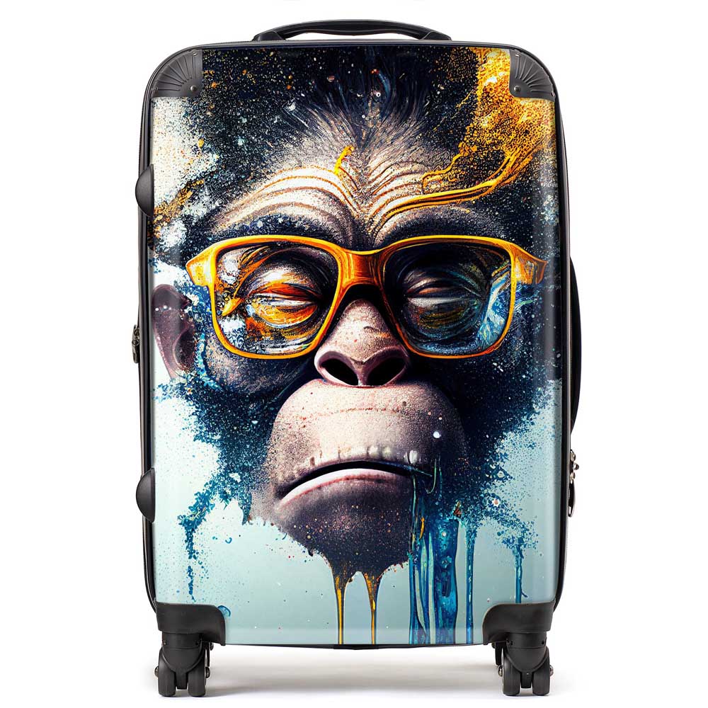 Monkey Splashart Suitcase