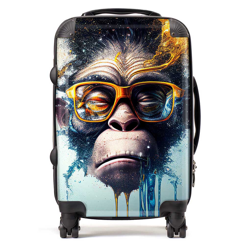 Monkey Splashart Suitcase