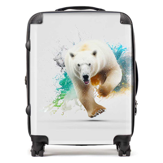 Charging Polar Bear Suitcase