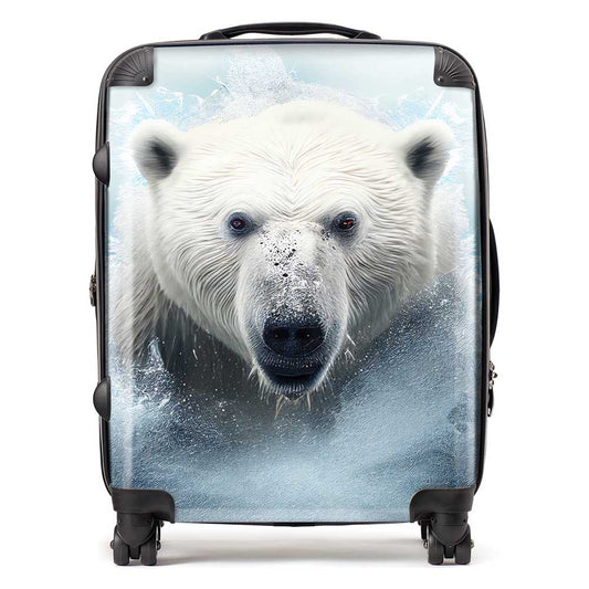 Polar Bear Splashart Suitcase