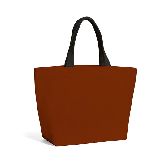 Chocolate Brown Beach Shopper Tote Bag