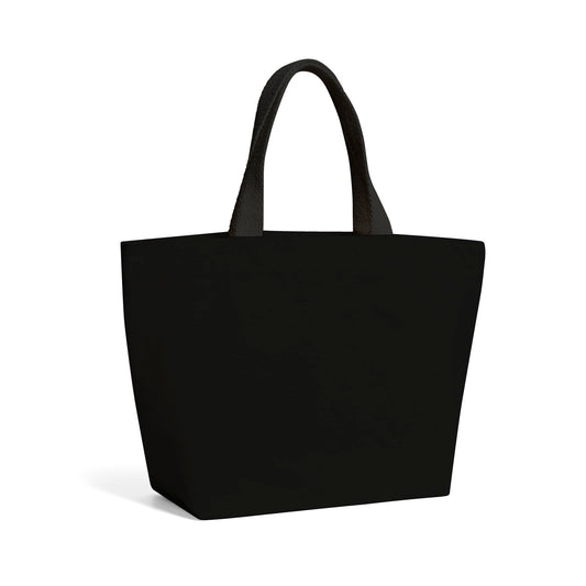 Midnight Black Beach Shopper Tote Bag