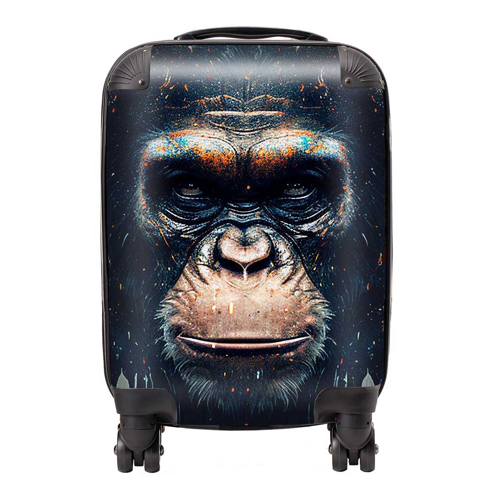 Gorilla Face Splashart Suitcase