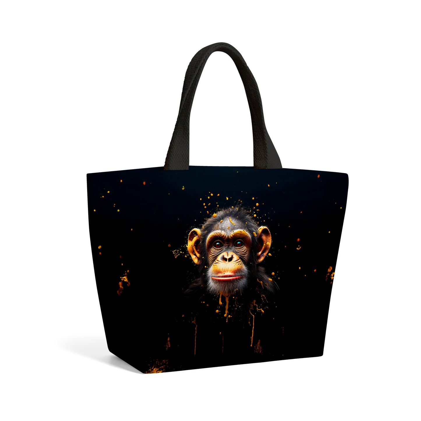 Splashart Cheeky Chimp Face Beach Shopper Tote Bag