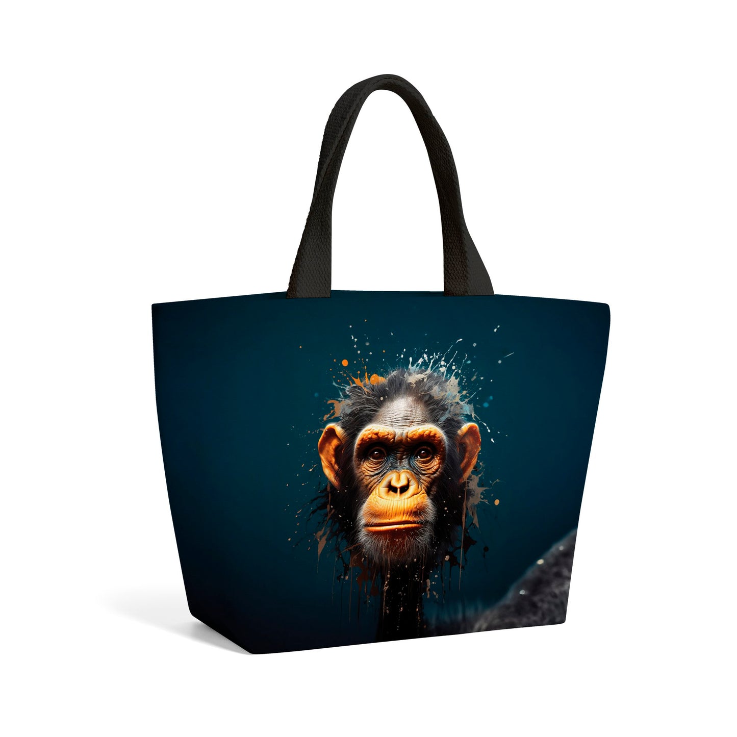 Splashart Realistic Monkey Face Beach Shopper Tote Bag