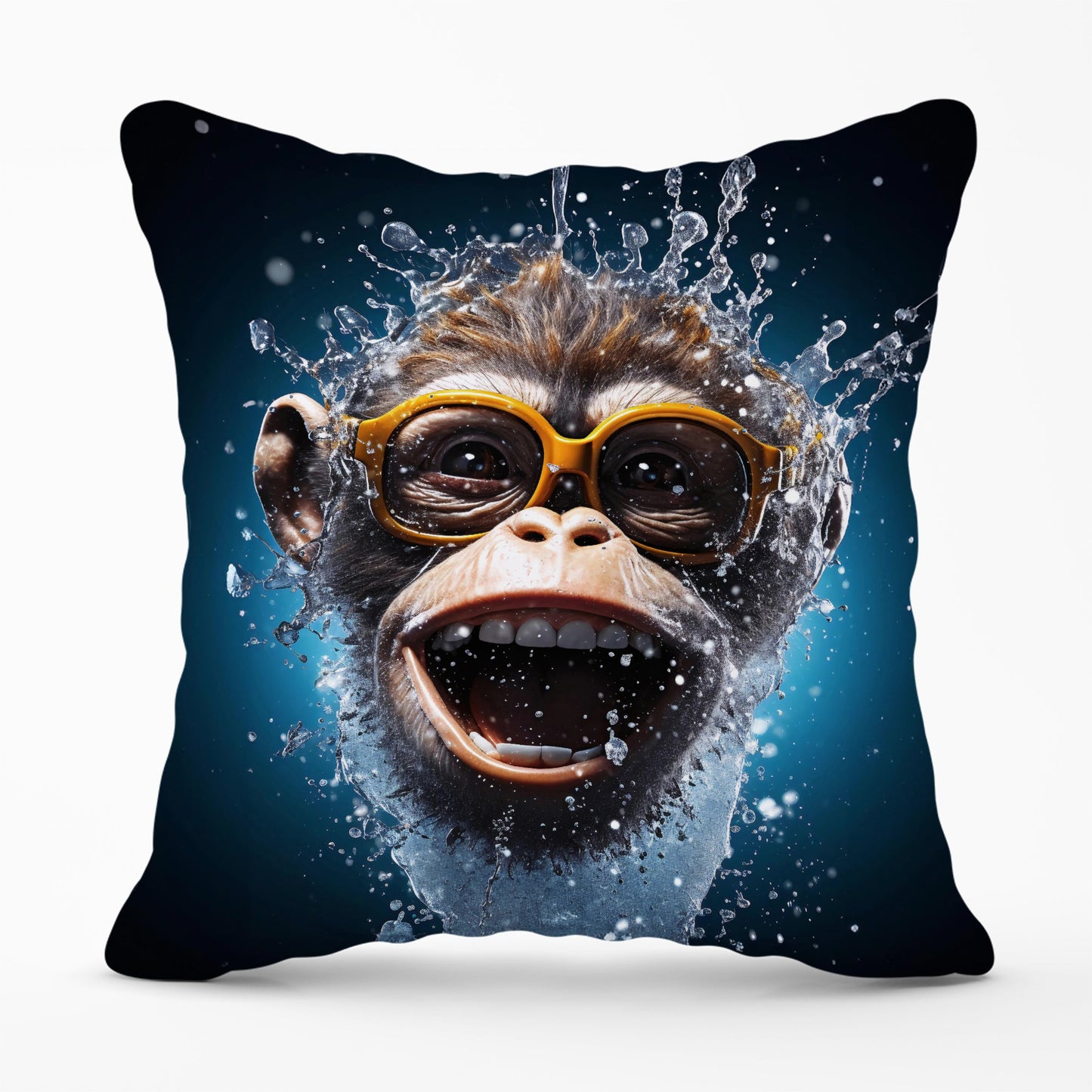 Splashart Cheeky Chimp Face Cushions