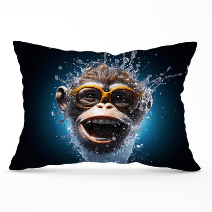 Splashart Cheeky Chimp Face Cushions